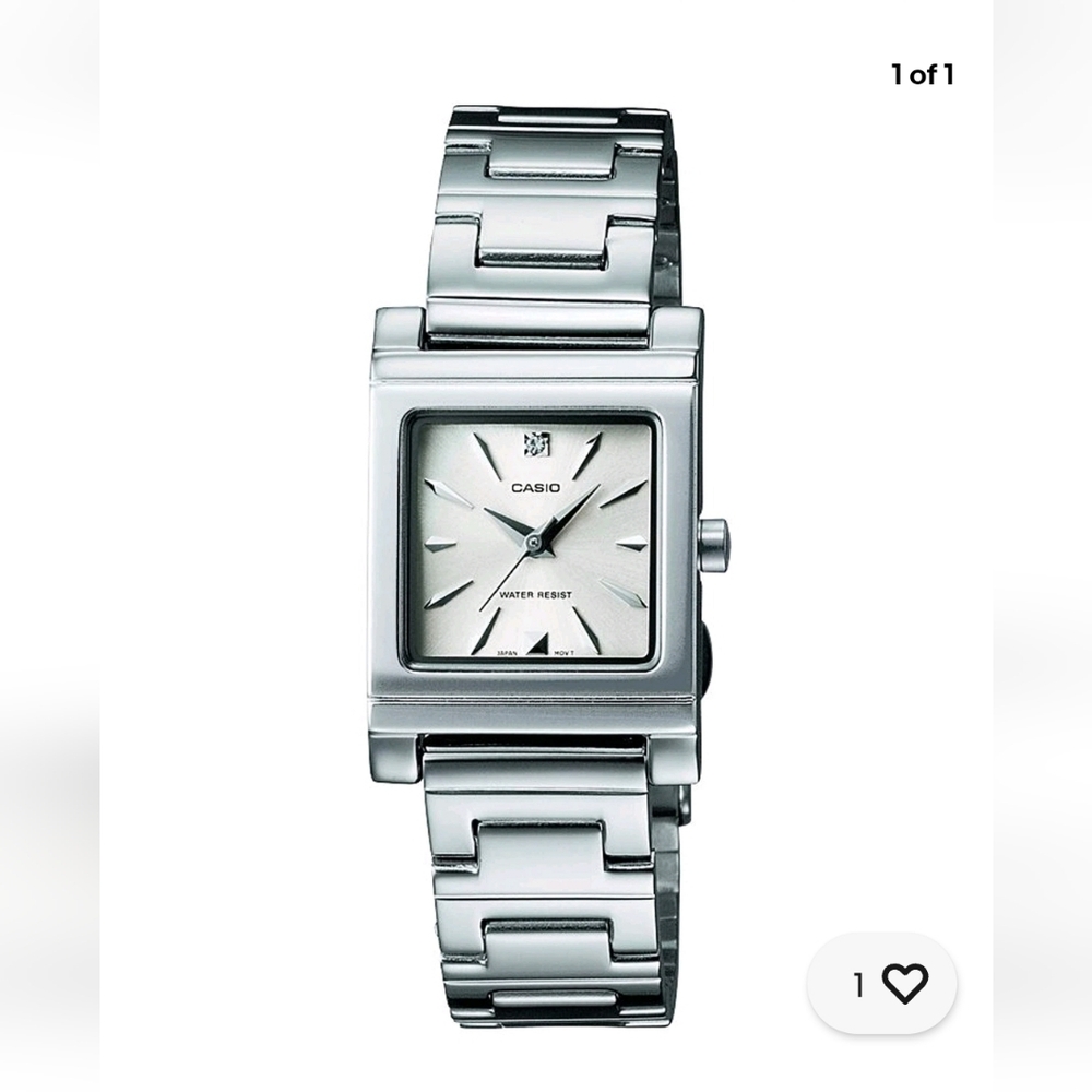 New Casio Women's LTP1237D-7A Analog Quartz Silver Watch